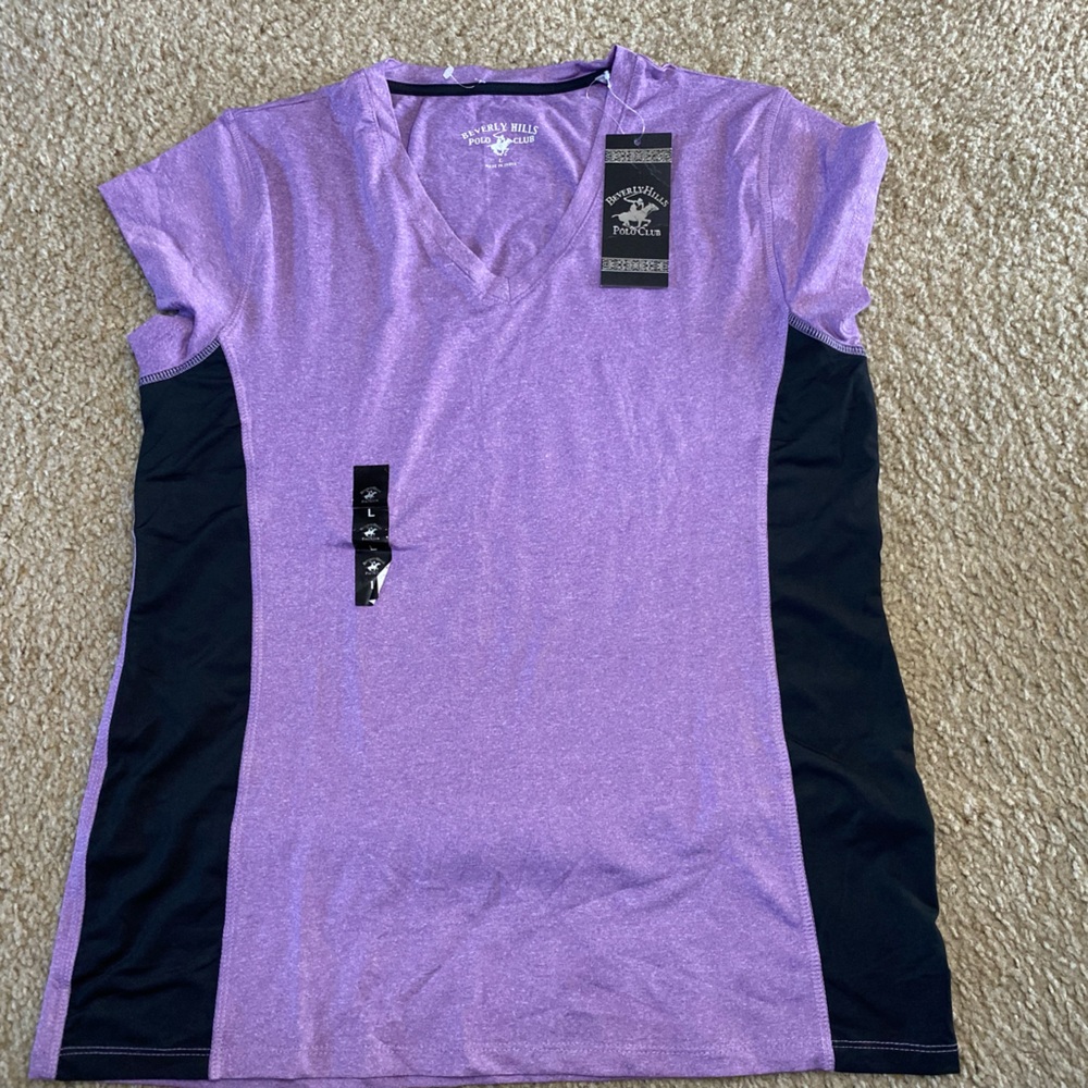 NWT Beverly Hills Polo Club Womens Pullover Activewear Top